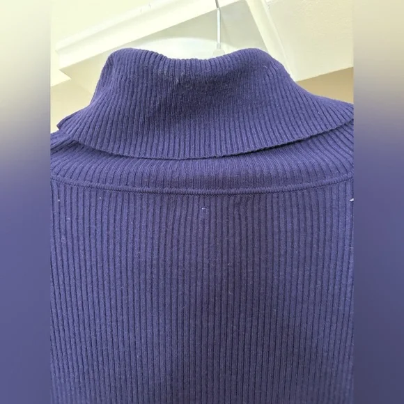 Stitchdrop Ribbed Turtleneck Sweater Dress - NWOT - Picture 12 of 17